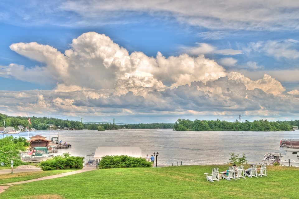 1000 Islands River And Clouds
