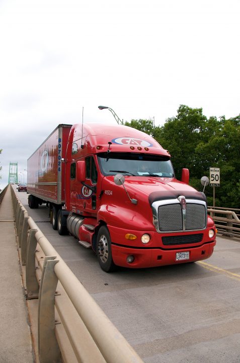 Cookie Eating Trucker is Waving at You