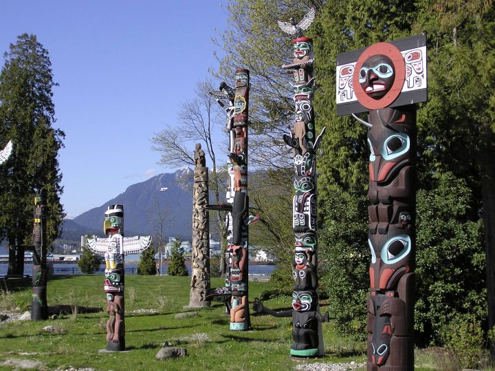 Totem Poles Stanley Park 2004