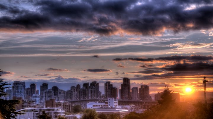 Sunrise Just After Dawn Vancouver