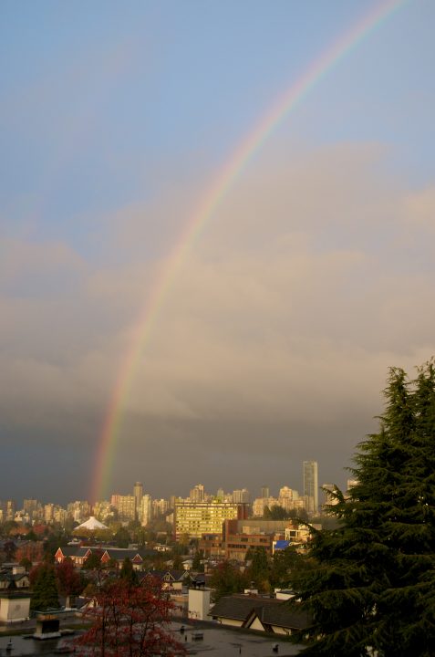 Rainbow Over Vancouver