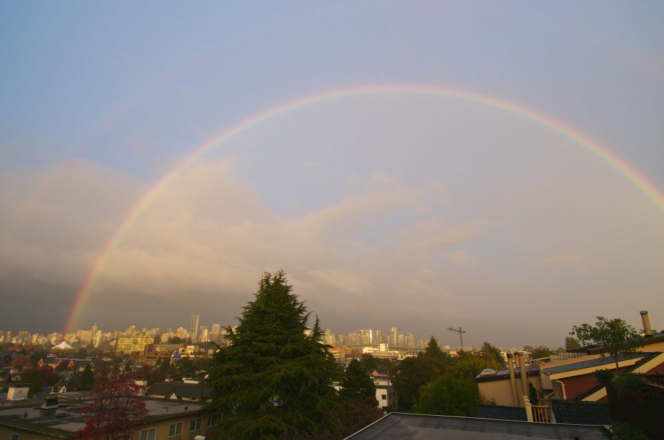 Rainbow Over Vancouver