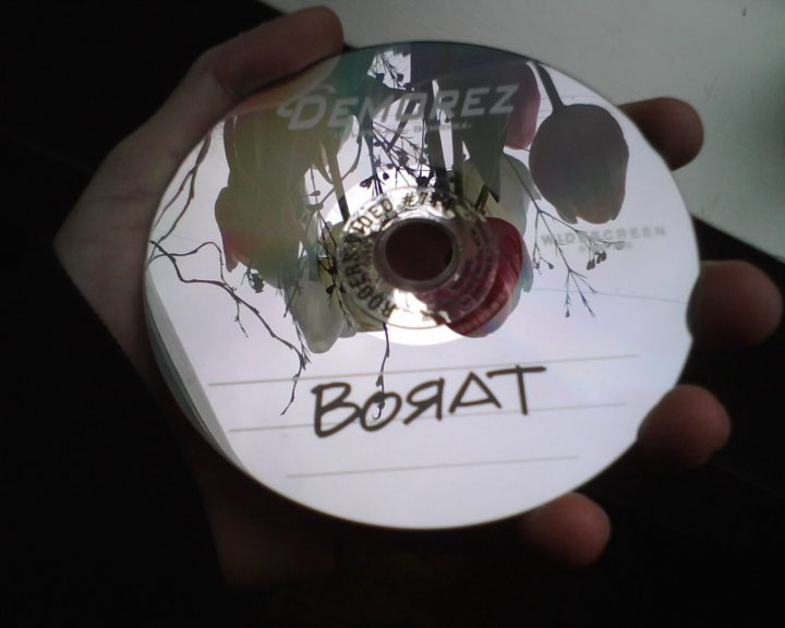 Borat DVD made to look like a burn