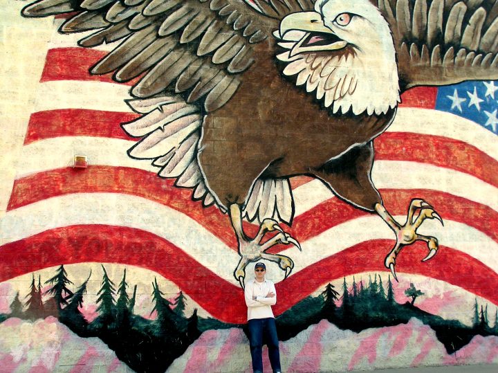 me and an amazing mural