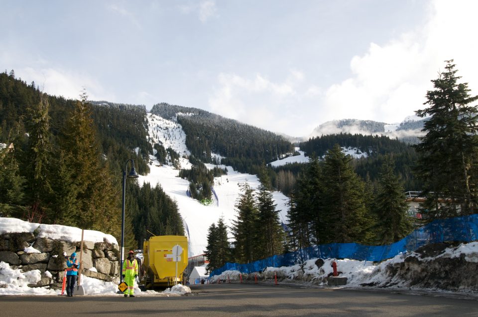 Bottom of the Alpine Skiing Venue