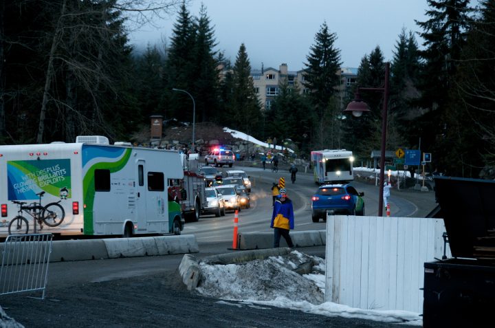 The Torch Relay Moves Pass Creekside