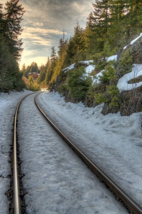 Train Tracks Whistler Canada