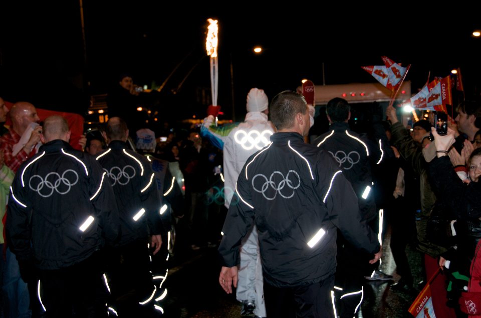 Torchbearer and Security People