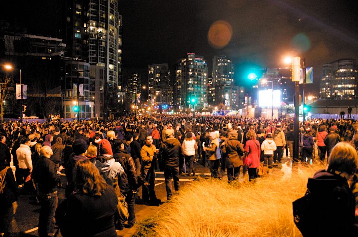 Crowd at David Lam Park
