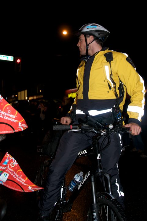 Torch Relay Bike Cop