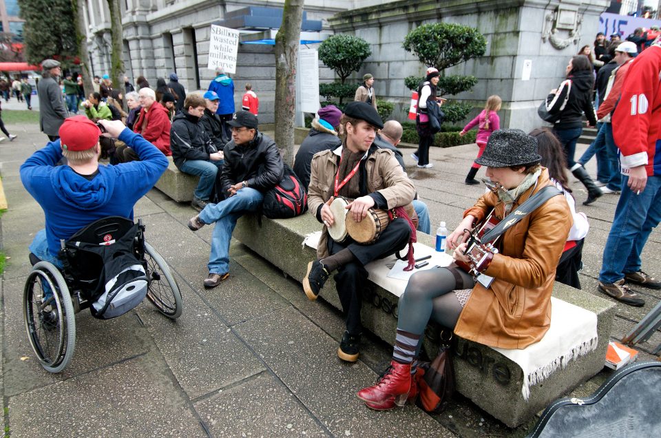 Impromptu Jam Sesh at the Chess Benches