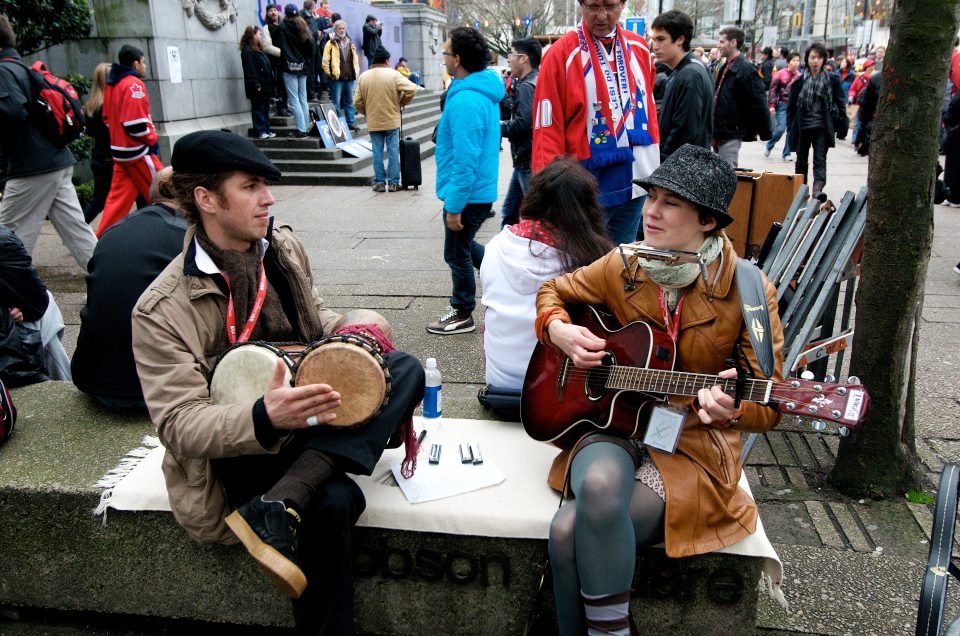 Impromptu Jam Sesh at the Chess Benches