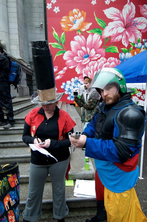 Anti Olympics Rally
