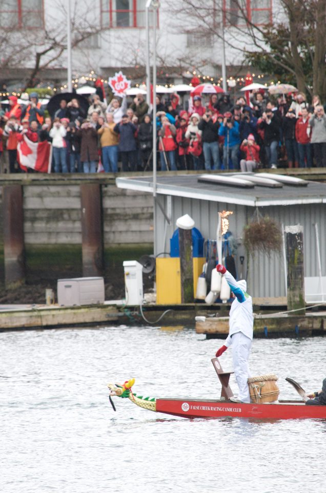 The Torch Passes Granville Island Hotel