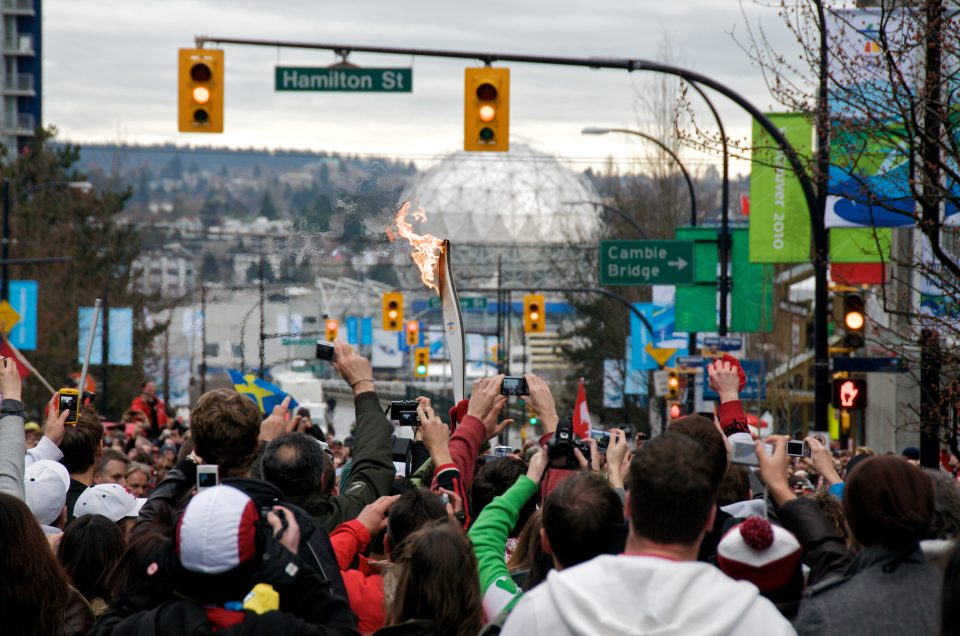 Torch at Georgia and Hamilton