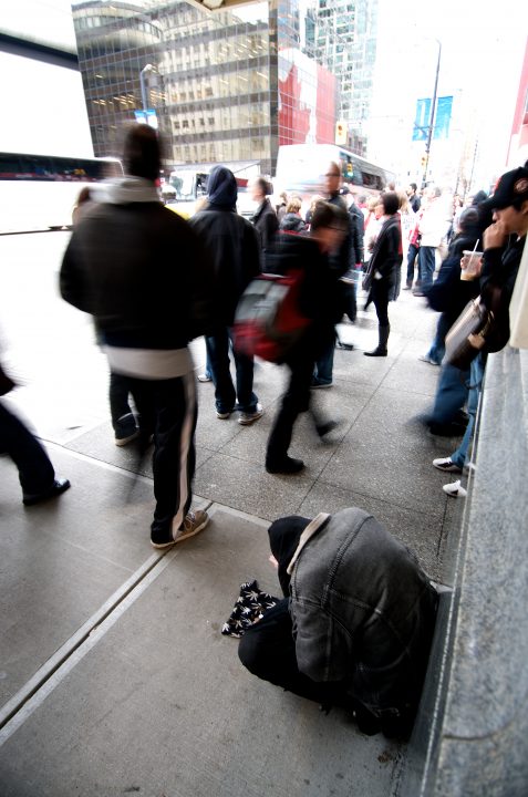 Homeless Man, Completely Ignored
