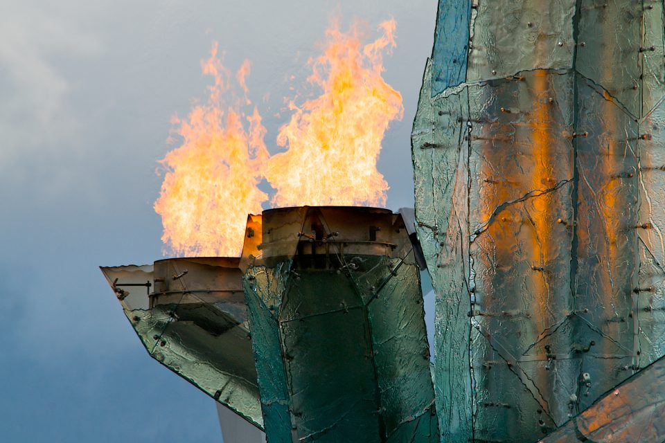 Olympic Cauldron Closeup