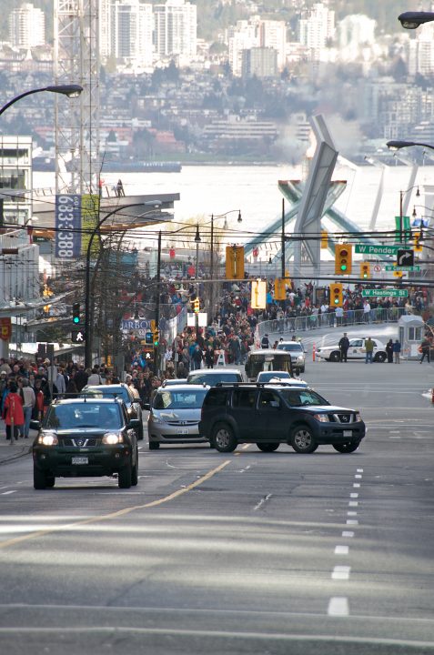 Olympic Cauldron and Thurlow Street