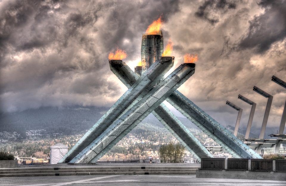 The Olympic Cauldron in Vancouver