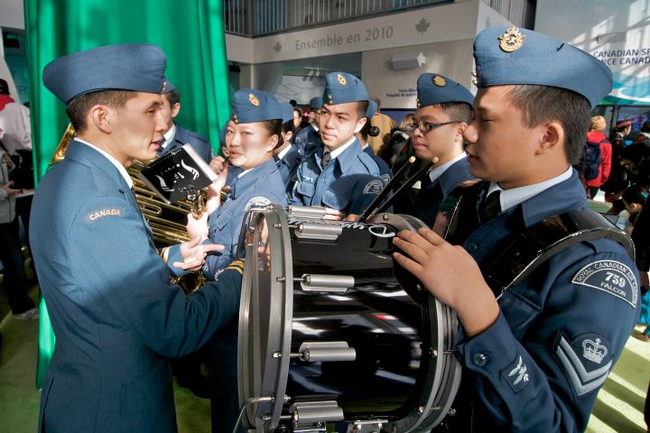 Marching Band Canada Pavillion at Livecity Downtown