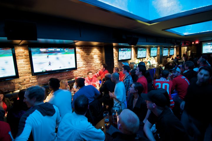 Fans Watch Canada vs. Norway