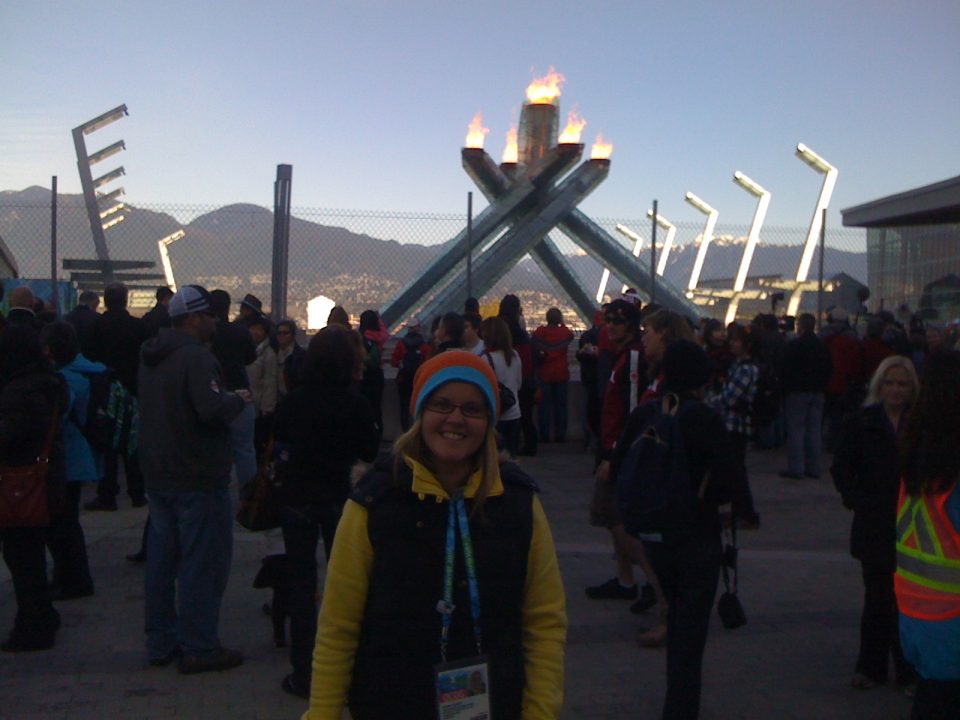 Olympic Cauldron Fence has been moved