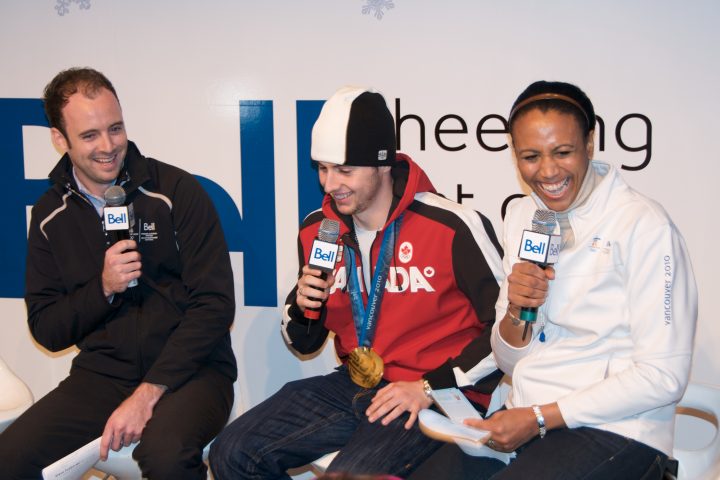 Alexandre Bilodeau at the Bell Ice Cube