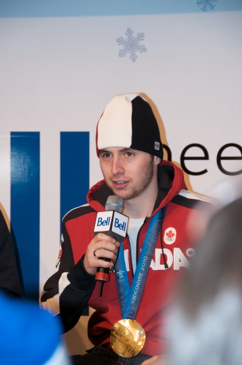 Alexandre Bilodeau at the Bell Ice Cube