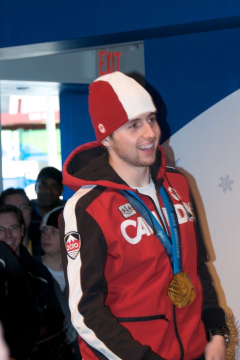 Alexandre Bilodeau at the Bell Ice Cube