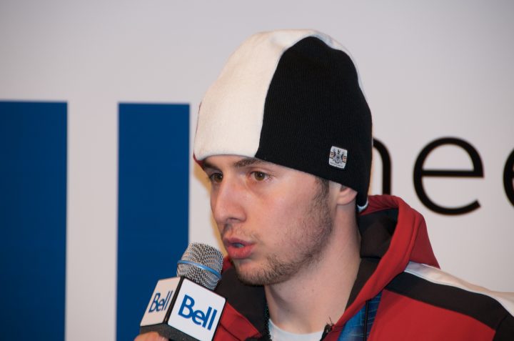 Alexandre Bilodeau at the Bell Ice Cube