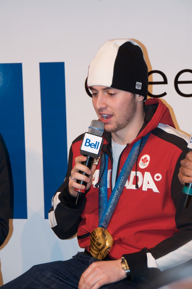 Alexandre Bilodeau at the Bell Ice Cube
