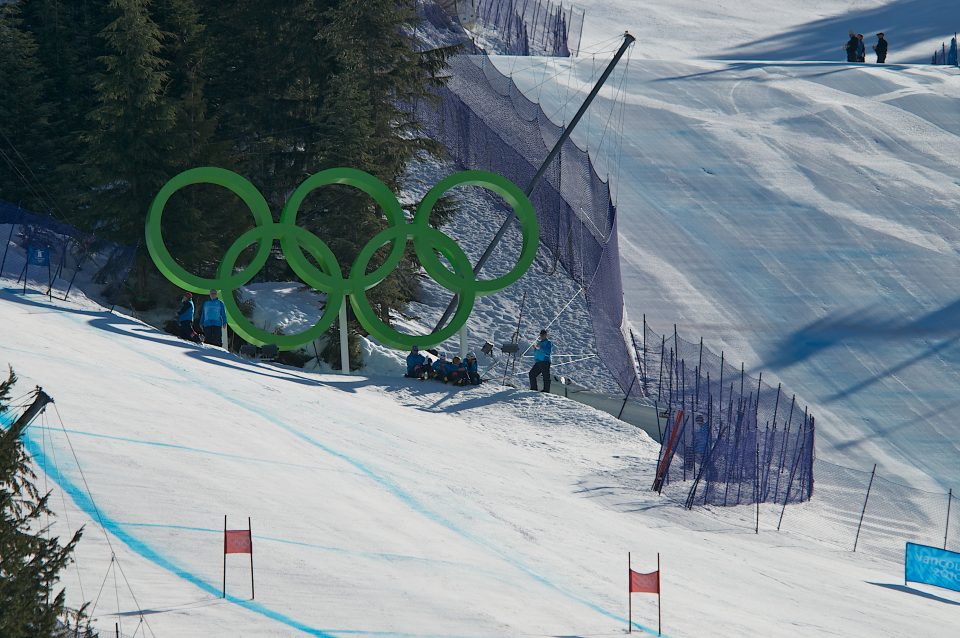 Alpine Venue Olympic Rings