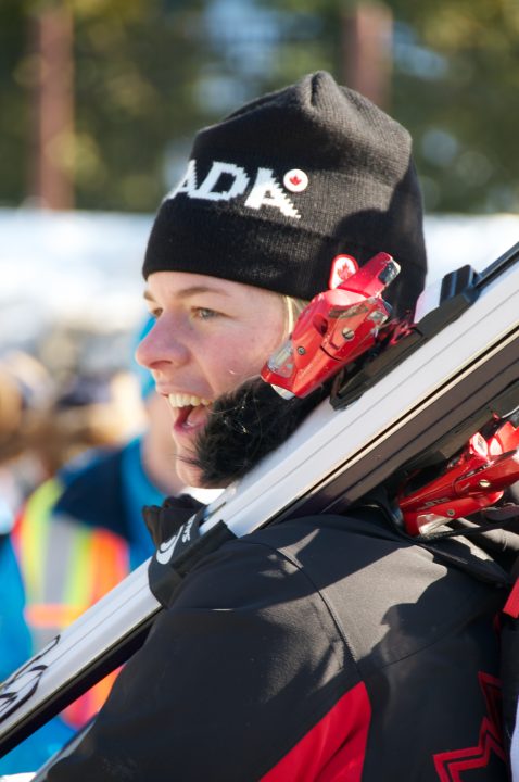 Emily Brydon at Alpine Skiing Venue