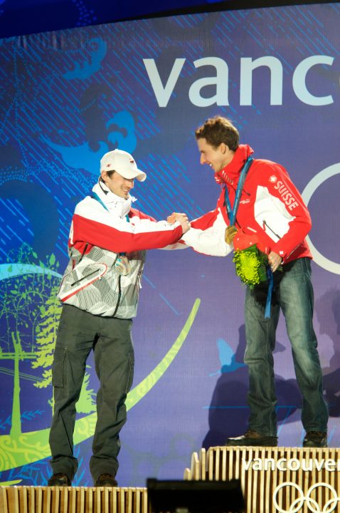 Adam Malysz and Simon Ammann