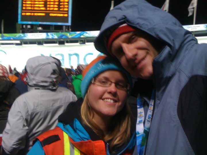 Just saw Canada win gold and silver in bobsleigh!!! #van2010