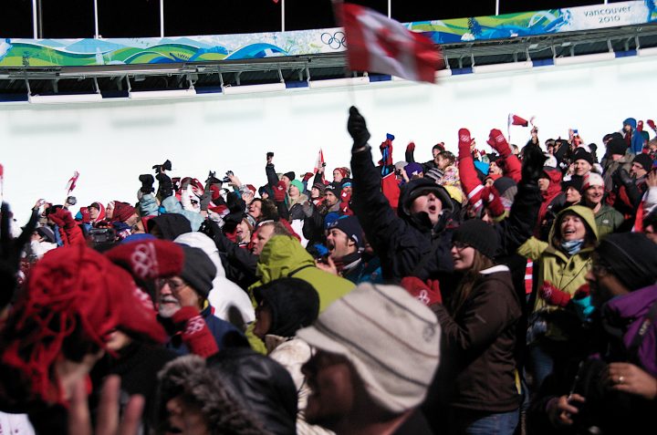 Crowd Cheers as Canada Wins Gold AND Silver