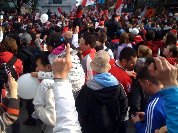 Downtown going off #van2010