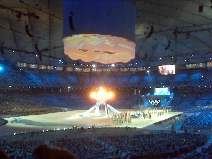Closing Ceremonies in full swing #van2010
