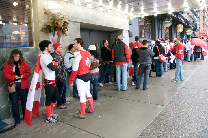 Line at the Bar in the Morning!