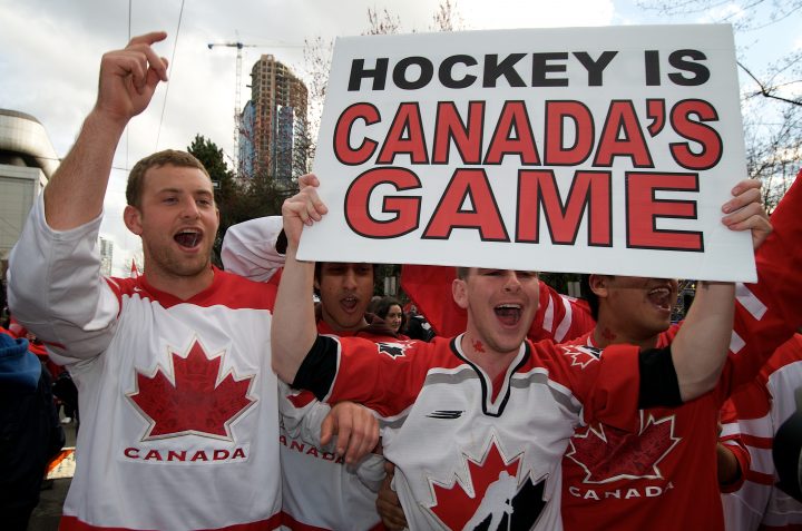 Hockey Is Canada’s Game Sign – Team Canada Vancouver 2010 Olympics