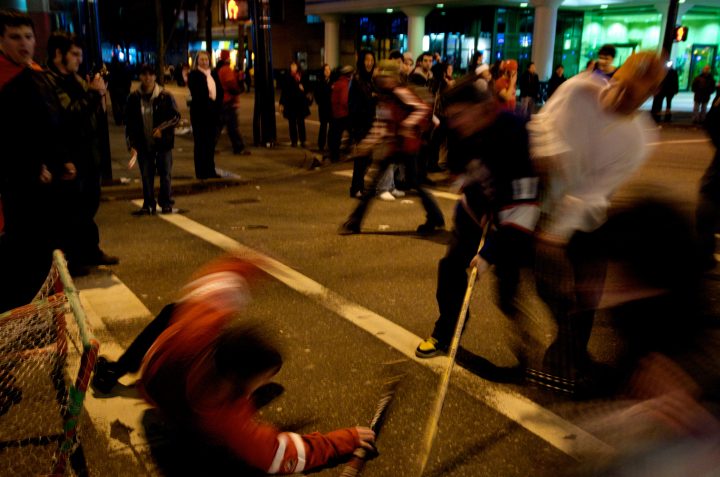 Party in the Streets After Canada Wins Gold in Hockey