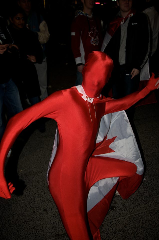 Party in the Streets After Canada Wins Gold in Hockey