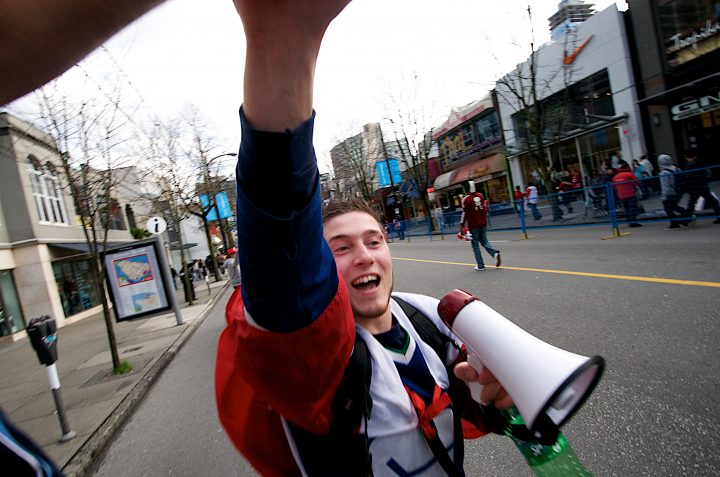 First of a Billion High Fives From Strangers