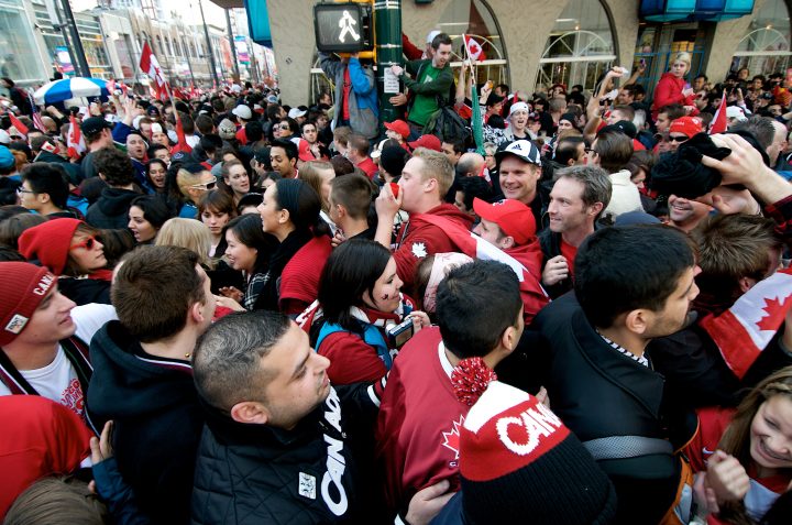 Crowd Surges Almost a Panic Situation