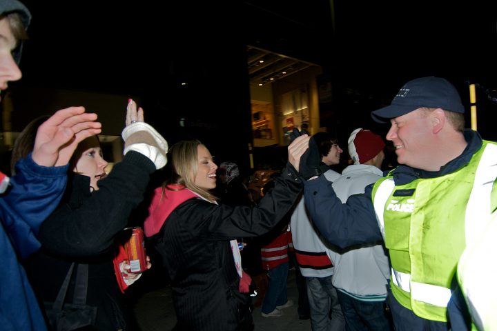 Party in the Streets After Canada Wins Gold in Hockey