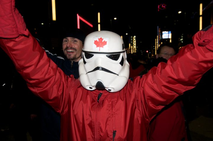 Party in the Streets After Canada Wins Gold in Hockey