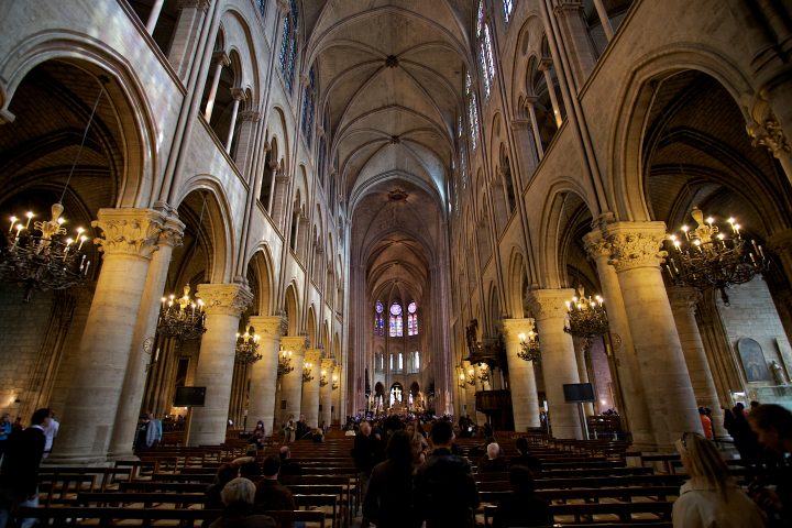 Inside Cathédrale Notre Dame