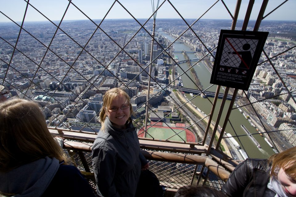 Dorothy at the Eiffel Tower