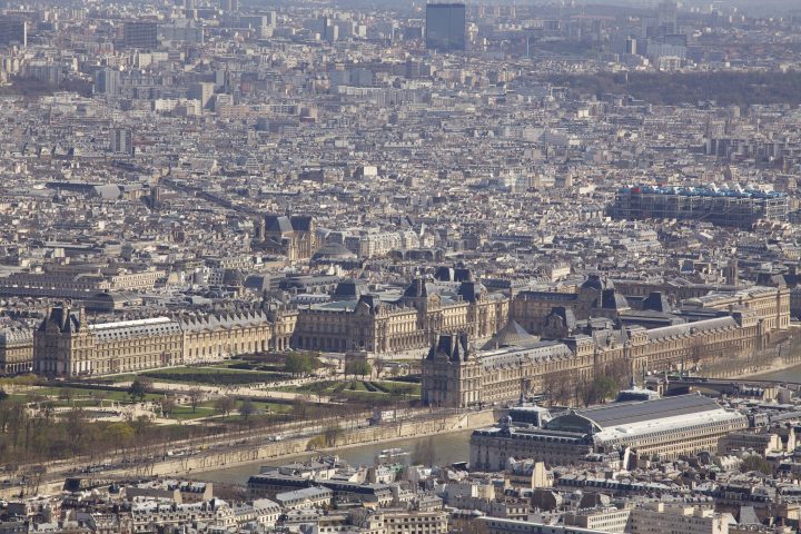 Aerial Photo of The Louvre