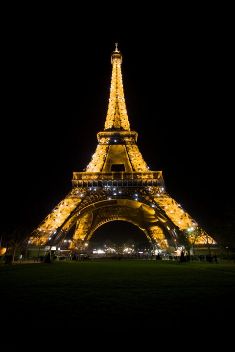 The Eiffel Tower at Night